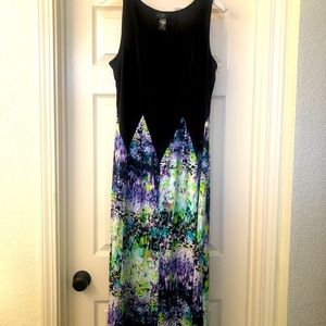 Abstract print maxi